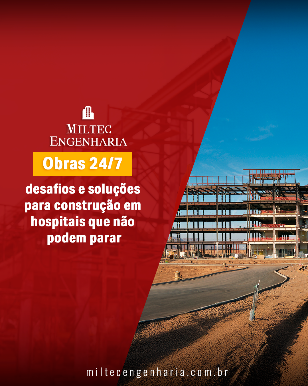 Obras 24/7: desafios e soluções para construção em hospitais que não podem parar