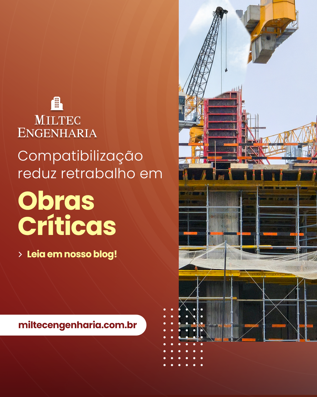 Compatibilização reduz retrabalho em obras críticas