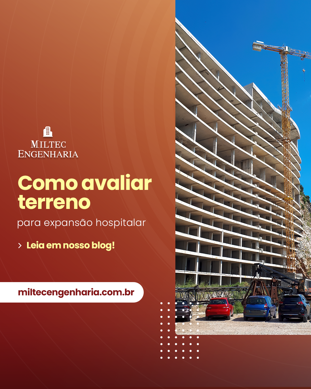 Como avaliar terreno para expansão hospitalar